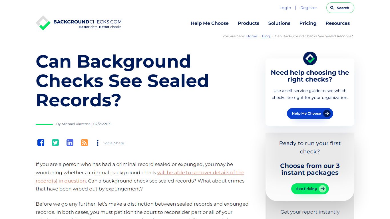 Can Background Checks See Sealed Records?